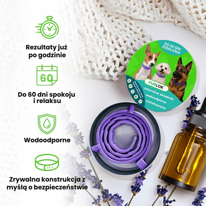 Furlok™ | Obroża uspokajająca z feromonami dla psów